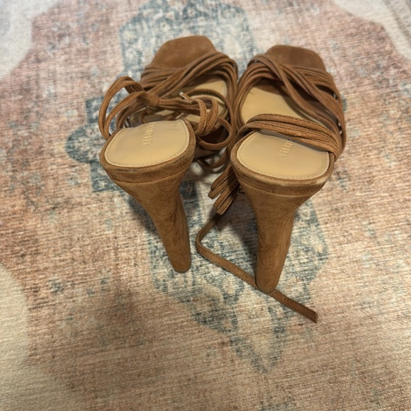 Veronica Beard Fletcher Ankle Strap Platform Heel-8 - Picture 9 of 9